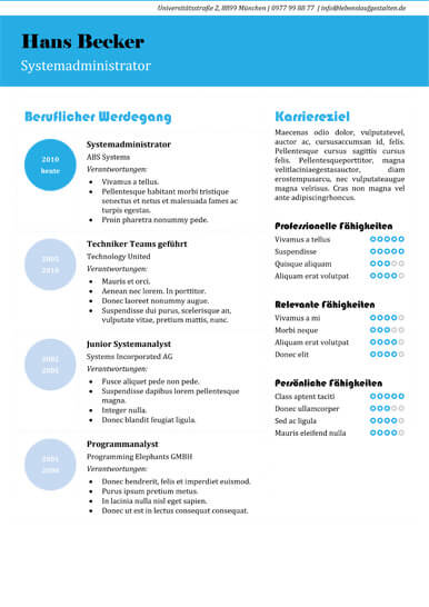 Leuchtend Blau